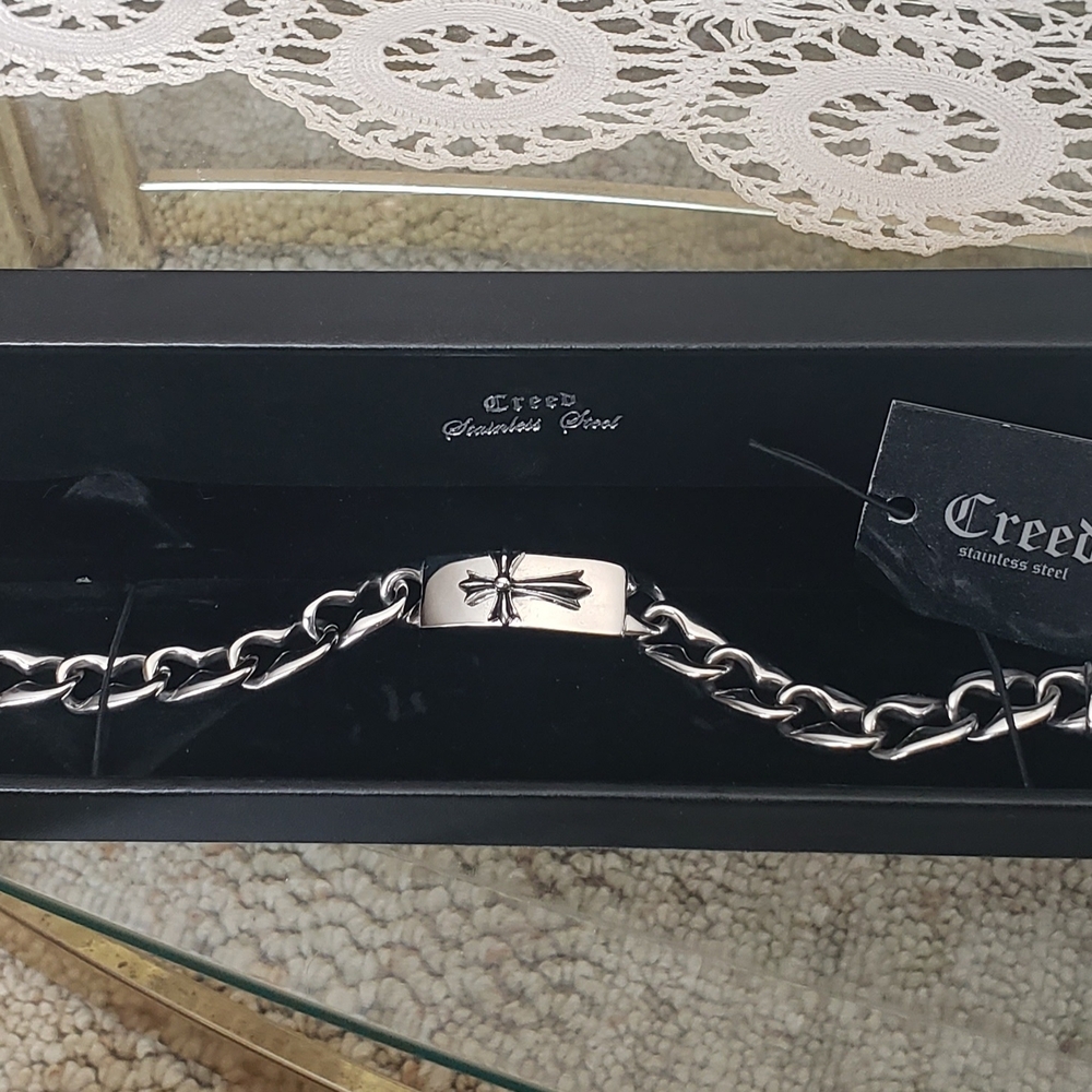 Creed Silver Chain Bracelet